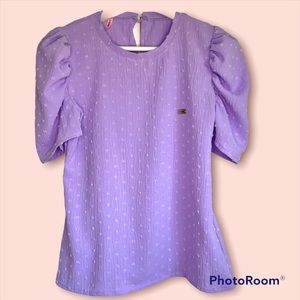 Lila blouse L’ Femme Size S baggy sleeve